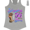 This Queen Makes 50 Look Fabulous, Personalized Birthday Gift, Stepping into my 50th birthday live a Diva Shirt, 50th Birthday shirt,  Birthday Girl, 50 Birthday Women