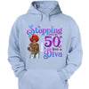 This Queen Makes 50 Look Fabulous, Stepping Into My 50th Birthday Live A Diva Shirt, Custom 50th Birthday Shirt For Women, 50 Years Old Birthday Shirt, Personalized Birthday Gift.
50th Birthday shirt, Birthday Girl, 50 Birthday Women