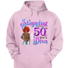 This Queen Makes 50 Look Fabulous, Stepping Into My 50th Birthday Live A Diva Shirt, Custom 50th Birthday Shirt For Women, 50 Years Old Birthday Shirt, Personalized Birthday Gift.
50th Birthday shirt, Birthday Girl, 50 Birthday Women