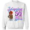 This Queen Makes 50 Look Fabulous, Stepping Into My 50th Birthday Live A Diva Shirt, Custom 50th Birthday Shirt For Women, 50 Years Old Birthday Shirt, Personalized Birthday Gift.
50th Birthday shirt, Birthday Girl, 50 Birthday Women