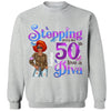This Queen Makes 50 Look Fabulous, Stepping Into My 50th Birthday Live A Diva Shirt, Custom 50th Birthday Shirt For Women, 50 Years Old Birthday Shirt, Personalized Birthday Gift.
50th Birthday shirt, Birthday Girl, 50 Birthday Women