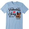 Fabulous Since 1973 Birthday Tshirt, 50th Birthday Tees, Custom Birthday Shirts, 1974 Shirt, 50th Birthday Shirts, Birth Since Shirt, Fabulous Since Birth Year Shirt