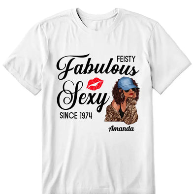 Fabulous Since 1973 Birthday Tshirt, 50th Birthday Tees, Custom Birthday Shirts, 1974 Shirt, 50th Birthday Shirts, Birth Since Shirt, Fabulous Since Birth Year Shirt