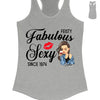 Custom Birthday Shirts, Feisty Fabulous Sexy, Birthday Tshirt, 50th Birthday Tees, 50th Birthday Shirts, Birth Since Shirt, Fabulous Since Birth Year Shirt