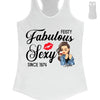 Custom Birthday Shirts, Feisty Fabulous Sexy, Birthday Tshirt, 50th Birthday Tees, 50th Birthday Shirts, Birth Since Shirt, Fabulous Since Birth Year Shirt
