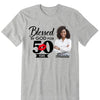 Blessed by god for 50 years shirt, 50th Birthday shirt, Blessed by God Shirt, Blessed Birthday Shirt, 50th Birthday Gift Women