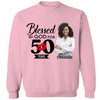 Blessed by god for 50 years shirt, 50th Birthday shirt, Blessed by God Shirt, Blessed Birthday Shirt, 50th Birthday Gift Women