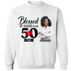 Blessed by god for 50 years shirt, 50th Birthday shirt, Blessed by God Shirt, Blessed Birthday Shirt, 50th Birthday Gift Women