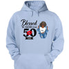 Blessed by god for 50 years shirt, 50th Birthday shirt, Blessed by God Shirt, Blessed Birthday Shirt, 50th Birthday Gift Women
