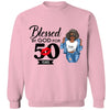 Blessed by god for 50 years shirt, 50th Birthday shirt, Blessed by God Shirt, Blessed Birthday Shirt, 50th Birthday Gift Women