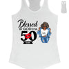 Blessed by god for 50 years shirt, 50th Birthday shirt, Blessed by God Shirt, Blessed Birthday Shirt, 50th Birthday Gift Women