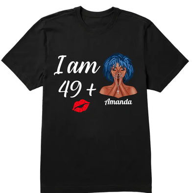 Personalized 39th Birthday Shirt, Custom I Am 49 Shirt,Custom Birthday Shirt, I Am Plus Shirt,Birthday Party Shirts, I AM 39 Plus Tee,39th Birthday Gifts For Women, 39th Birthday Gift, 39th Birthday For Her