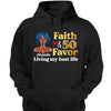 Personalized Birthday Gift, Faith and Favor Living My Best Life Shirt, Birthday Queen Party Gift, 50th Birthday shirt, 50th Birthday Gift Women, 50 Years Old Birthday Shirt