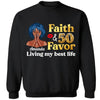 Personalized Birthday Gift, Faith and Favor Living My Best Life Shirt, Birthday Queen Party Gift, 50th Birthday shirt, 50th Birthday Gift Women, 50 Years Old Birthday Shirt