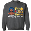 Personalized Birthday Gift, Faith and Favor Living My Best Life Shirt, Birthday Queen Party Gift, 50th Birthday shirt, 50th Birthday Gift Women, 50 Years Old Birthday Shirt