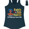 Personalized Birthday Gift, Faith and Favor Living My Best Life Shirt, Birthday Queen Party Gift, 50th Birthday shirt, 50th Birthday Gift Women, 50 Years Old Birthday Shirt