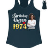 Custom Birthday Shirts, 1974 Shirt, 50th Birthday Shirts, Birthday Queen Est 1974 T-Shirt, Birth Since Shirt