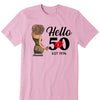 Personalized Hello 50th Birthday Shirts, Custom Birthday Shirts, Turning 50 Shirt, Gifts For Women Turning 50, 50 And Fabulous Shirt, 1974 Shirt