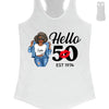 Personalized Hello 50th Birthday Shirts, Custom Birthday Shirts, Turning 50 Shirt, Gifts For Women Turning 50, 50 And Fabulous Shirt, 1974 Shirt