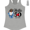 Personalized Hello 50th Birthday Shirts, Custom Birthday Shirts, Turning 50 Shirt, Gifts For Women Turning 50, 50 And Fabulous Shirt, 1974 Shirt