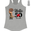 Personalized Hello 50th Birthday Shirts, Custom Birthday Shirts, Turning 50 Shirt, Gifts For Women Turning 50, 50 And Fabulous Shirt, 1974 Shirt