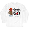 Personalized Hello 50th Birthday Shirts, Custom Birthday Shirts, Turning 50 Shirt, Gifts For Women Turning 50, 50 And Fabulous Shirt, 1974 Shirt