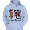 Personalized Stepping Into My 50th Live a Boss Hello 50th Birthday Shirts, Custom Birthday Shirts, Turning 50 Shirt, Gifts For Women, 50 And Fabulous Shirt, 1974 Shirt