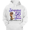 Personalized Stepping Into My 50th Live a Boss Hello 50th Birthday Shirts, Custom Birthday Shirts, Turning 50 Shirt, Gifts For Women, 50 And Fabulous Shirt, 1974 Shirt