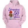 Personalized Stepping Into My 50th Live a Boss Hello 50th Birthday Shirts, Custom Birthday Shirts, Turning 50 Shirt, Gifts For Women, 50 And Fabulous Shirt, 1974 Shirt