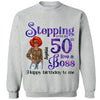 Personalized Stepping Into My 50th Live a Boss Hello 50th Birthday Shirts, Custom Birthday Shirts, Turning 50 Shirt, Gifts For Women, 50 And Fabulous Shirt, 1974 Shirt