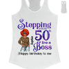 Personalized Stepping Into My 50th Live a Boss Hello 50th Birthday Shirts, Custom Birthday Shirts, Turning 50 Shirt, Gifts For Women, 50 And Fabulous Shirt, 1974 Shirt