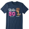 50th Birthday Shirt, Hello 50 Shirt, 1974 Birthday T-Shirt, Hello Fifty Shirt, Vintage 1974 T-shirt, 50th Bday Tshirt, 50th Birthday Gift