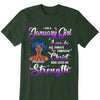 I Can Do ALl Things Through Christ Who Gives Me Strength Shirt, Customized Birthday Month Shirt For Girl, Custom Name Custom Date Birthday Gift Shirt