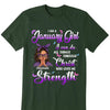 I Can Do ALl Things Through Christ Who Gives Me Strength Shirt, Customized Birthday Month Shirt For Girl, Custom Name Custom Date Birthday Gift Shirt