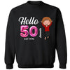 50th Birthday Shirt, Hello 50 Shirt, 1974 Birthday T-Shirt, Hello Fifty Shirt, Vintage 1974 T-shirt, 50th Bday Tshirt, 50th Birthday Gift