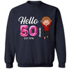 50th Birthday Shirt, Hello 50 Shirt, 1974 Birthday T-Shirt, Hello Fifty Shirt, Vintage 1974 T-shirt, 50th Bday Tshirt, 50th Birthday Gift