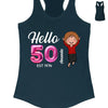 50th Birthday Shirt, Hello 50 Shirt, 1974 Birthday T-Shirt, Hello Fifty Shirt, Vintage 1974 T-shirt, 50th Bday Tshirt, 50th Birthday Gift