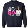 50th Birthday Shirt, Hello 50 Shirt, 1974 Birthday T-Shirt, Hello Fifty Shirt, Vintage 1974 T-shirt, 50th Bday Tshirt, 50th Birthday Gift