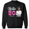 50th Birthday Shirt, Hello 50 Shirt, 1974 Birthday T-Shirt, Hello Fifty Shirt, Vintage 1974 T-shirt, 50th Bday Tshirt, 50th Birthday Gift