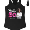 50th Birthday Shirt, Hello 50 Shirt, 1974 Birthday T-Shirt, Hello Fifty Shirt, Vintage 1974 T-shirt, 50th Bday Tshirt, 50th Birthday Gift