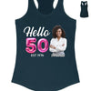 50th Birthday Shirt, Hello 50 Shirt, 1974 Birthday T-Shirt, Hello Fifty Shirt, Vintage 1974 T-shirt, 50th Bday Tshirt, 50th Birthday Gift