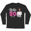 50th Birthday Shirt, Hello 50 Shirt, 1974 Birthday T-Shirt, Hello Fifty Shirt, Vintage 1974 T-shirt, 50th Bday Tshirt, 50th Birthday Gift