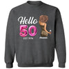 50th Birthday Shirt, Hello 50 Shirt, 1974 Birthday T-Shirt, Hello Fifty Shirt, Vintage 1974 T-shirt, 50th Bday Tshirt, 50th Birthday Gift