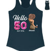 50th Birthday Shirt, Hello 50 Shirt, 1974 Birthday T-Shirt, Hello Fifty Shirt, Vintage 1974 T-shirt, 50th Bday Tshirt, 50th Birthday Gift