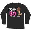 50th Birthday Shirt, Hello 50 Shirt, 1974 Birthday T-Shirt, Hello Fifty Shirt, Vintage 1974 T-shirt, 50th Bday Tshirt, 50th Birthday Gift