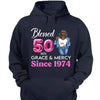Blessed 50th Grace and Mercy Since 1974 Shirt, Hello 50 Shirt , 50th Birthday Gift for Women , 50th Birthday Gift