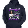 I Can Do All Things Through Christ Who Gives Me Strength Shirt, Customized Birthday Month Shirt For Girl, Custom Name Custom Date Birthday Gift Shirt