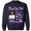 I Can Do All Things Through Christ Who Gives Me Strength Shirt, Customized Birthday Month Shirt For Girl, Custom Name Custom Date Birthday Gift Shirt