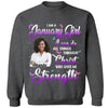 I Can Do All Things Through Christ Who Gives Me Strength Shirt, Customized Birthday Month Shirt For Girl, Custom Name Custom Date Birthday Gift Shirt