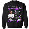 I Can Do All Things Through Christ Who Gives Me Strength Shirt, Customized Birthday Month Shirt For Girl, Custom Name Custom Date Birthday Gift Shirt